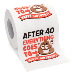 Funny 40th Birthday Toilet Paper