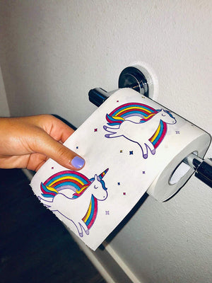 Rainbow Unicorn Toilet Paper